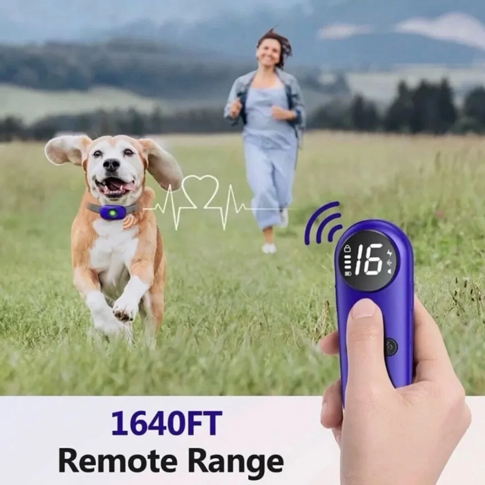 Dog Shock Collar for Large Dog, Rechargeable Dog Training Collar